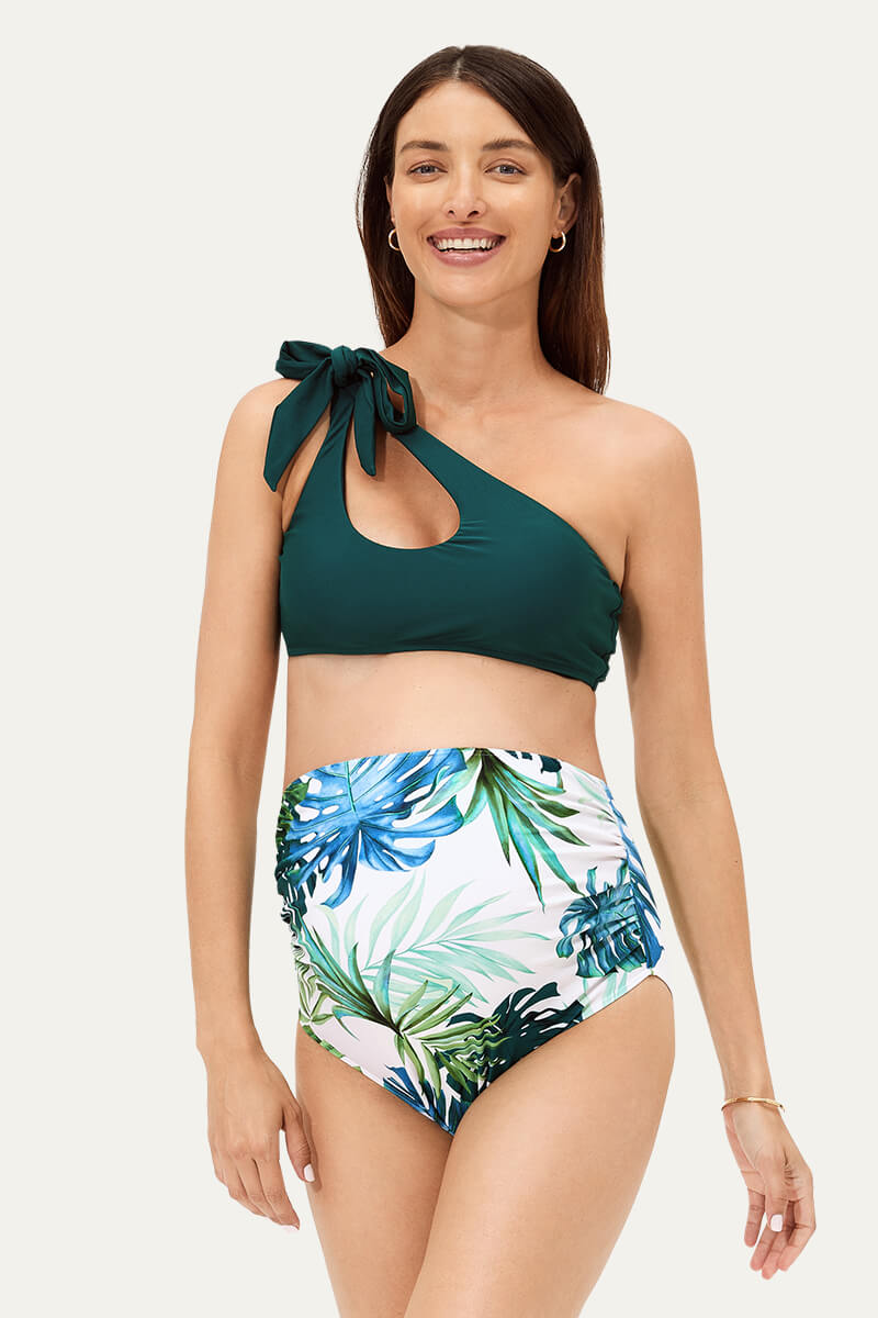 Current Tyed Scoop Neck Bikini Top  Maternity Swimwear – Bellies In Bloom